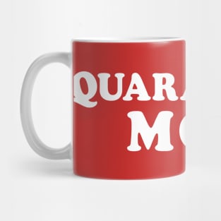 Funny "Quarantine Mom" Label Mug